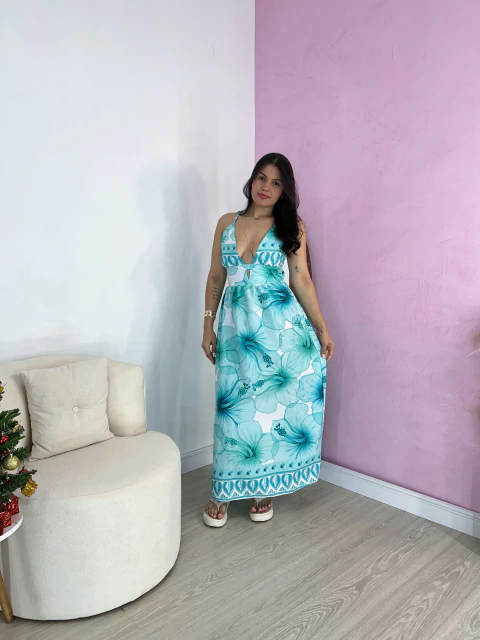 Vestido Grécia Crepinho