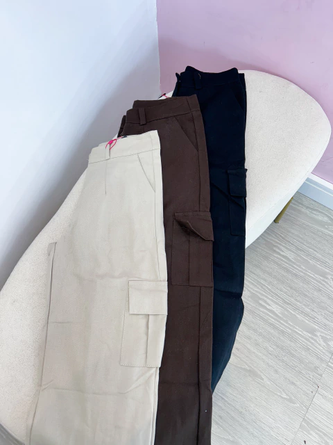 Calça Cargo Sarja Juvenil