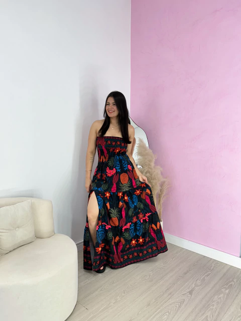 Vestido Amanda fenda - comprar online