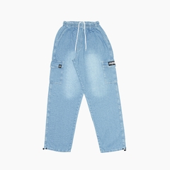 CALÇA CARGO JEANS