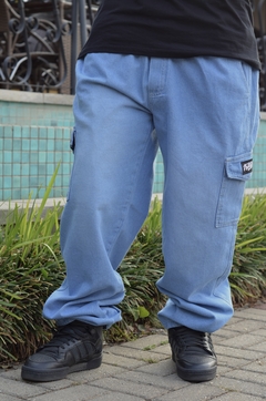 CALÇA CARGO JEANS - STREETZOO
