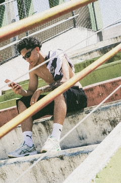 Camiseta SZ sport#1 retrô - MARROM X OFFWHITE. - comprar online