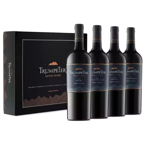 Estuche Trumpeter Varietales - 4 x 750 cc - ENVIO GRATIS EN CABA Y GBA