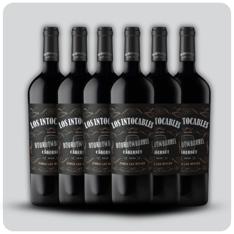 Los Intocables Cabernet Sauvignon - Caja sellada - 6 x 750 cc