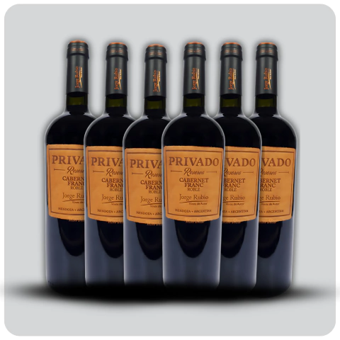 Privado Reserva Cabernet Franc - Caja sellada - 6 x 750 cc