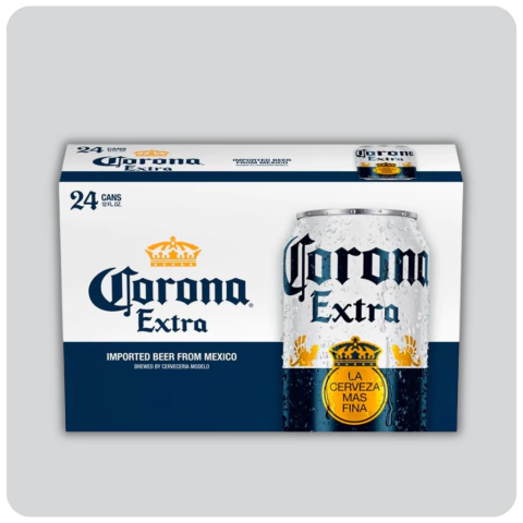 Pack x24 latas de Cerveza Corona de 473 cc