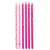 Vela Palito Rosa e Dourado - 06 unids. - comprar online