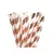 Canudos de Papel Listrado Rose - 12 Uni - comprar online