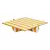 Bandeja quadrada - Listras Amarelo Queimado - comprar online