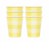 Copo de papel Xadrez Vichy Amarelo