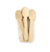 Colheres De Madeira 16cm 10uni