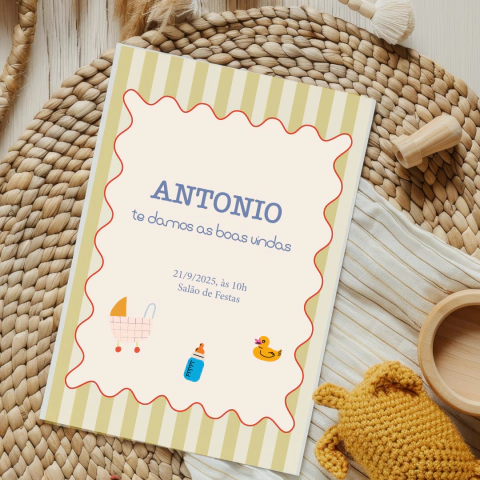 Convite Digital - Boas Vindas - comprar online