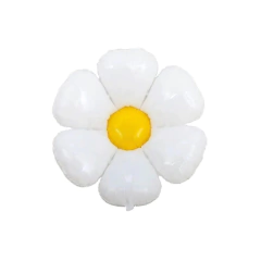 Balão Metalizado Flor Margarida 59x68cm 1un - comprar online