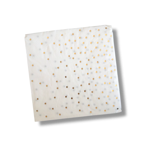 Guardanapo Premium Poá Dourado - comprar online