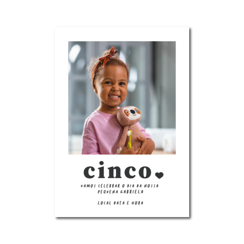 Convite Digital Minimalista