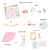 Kit de papelaria personalizada tema médica para festa infantil

