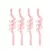 Vela Espiral Rosa Bebê - 04 unids - comprar online