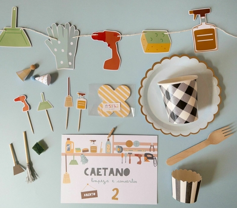 Papelaria Mini Oficina - Limpeza e Consertos para uma Festa Criativa!