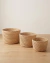 Trio de Cestos de Palha Carnaúba - comprar online