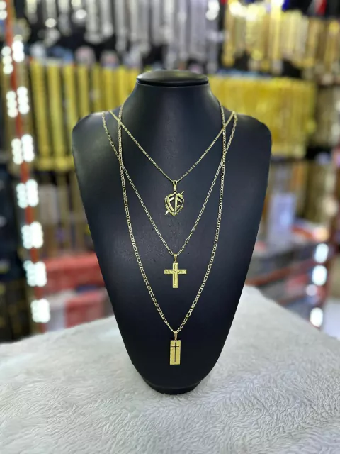 KIT 3 cordões de moeda (2/3MM).