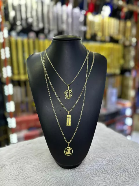 KIT 3 cordões de moeda (2/3MM).