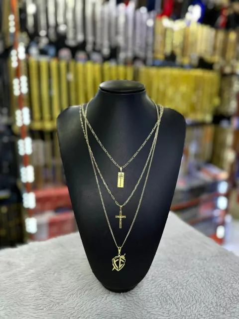 KIT 3 cordões de moeda (2/3MM).