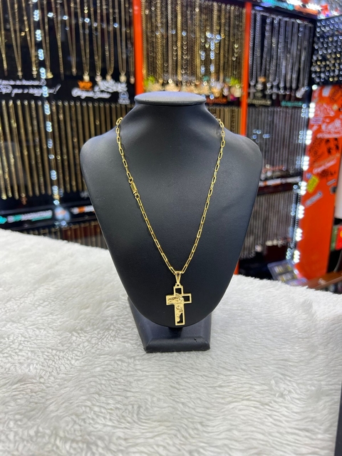 Corrente cartier (aço dourado)