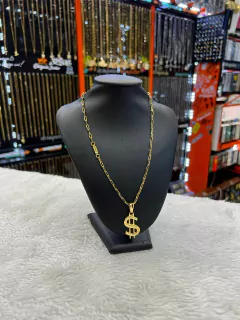 Corrente cartier (aço dourado)