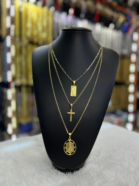 KIT 3 cordoes de moeda (2/3MM).