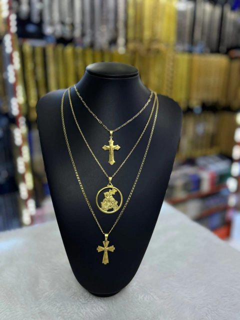 KIT 3 Cordões de moeda (2/3MM).