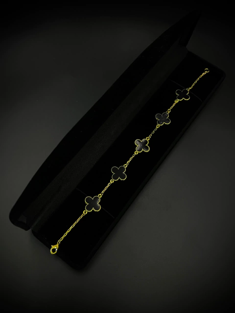 pulseira Van Cleef (trevo)