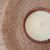 Individual / plato de sitio de yute con flecos en internet