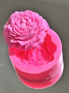 Molde flor peonia - Humito de Vela