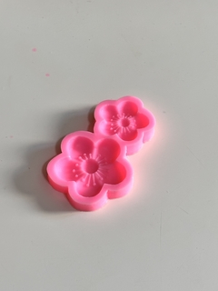 Molde silicona flor x2 - comprar online