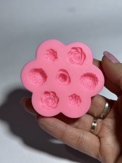 Molde flor x7 - Humito de Vela