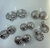 Brincos Prata variados New/unid folheados