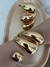 Bracelete Largo Maxi Folheado Dourado