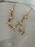 Conjunto estrela do mar folheados