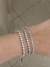 Pulseiras rivieras pratas/folheadas