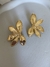 Brincos Asas dourado folheado /unid