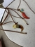 Colares boho chic folheados pingentes dentes de sabre