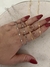 Chocker Prateado e Folheado a Ouro 18k Coração Pequeno na internet