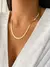 Chocker fita folheada