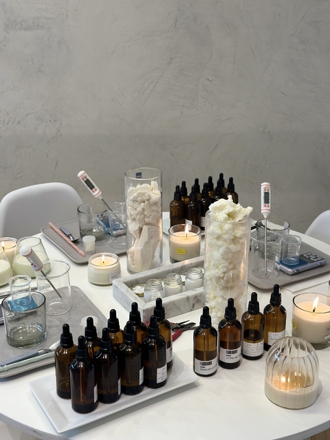 Workshop Presencial Velas & Fragancias Asesoria Premium