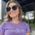 Camiseta T-shirt Feminina Never Give Roxa