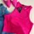 Cropped Feminino Rosa Canelado - loja online