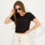 Cropped Feminino Vibra Como Preto