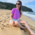 Cropped Feminino oversized lilás Básico na internet