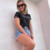 Camiseta TShirt Feminina Less is More Preta Marmorizada na internet