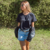 Camiseta T-shirt Feminina Evolution Preta na internet